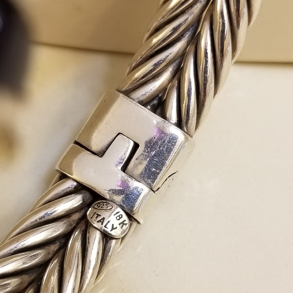 Renaissance Italian cable bracelet - Picture 6 of 8